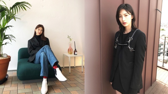 Model Korea (Foto: Instagram @jinkyung3_3 dan @osonghwa)