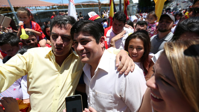 Presiden baru Kosta Rika, Carlos Alvarado Quesada. (Foto: Reuters/Jose Cabezas)