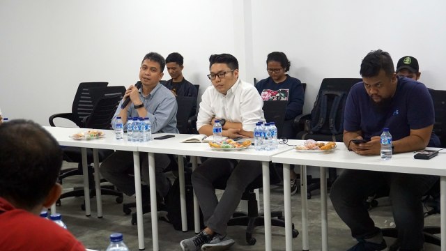 Diskusi manajemen Grab dan driver di kumparan. (Foto: Puti Cinintya Arie Safitri/kumparan)