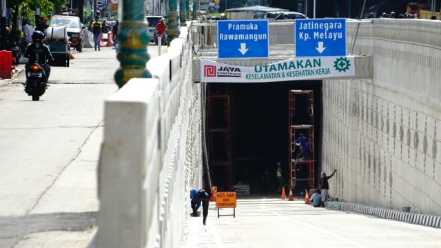 Penyelesaian underpass Matraman. (Foto: Helmi Afandi Abdullah/kumparan)