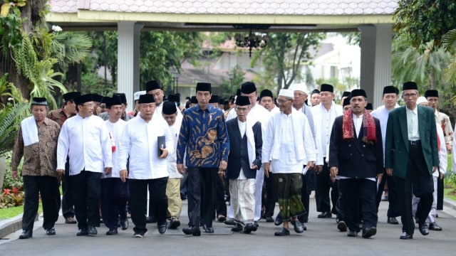 Jokowi bersama Ulama Jawa Barat. (Foto: Dok.Biro Pers Setpres)