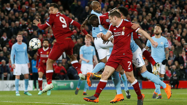 Ilustrasi laga Liverpool vs Manchester City. Foto: REUTERS/Andrew Yates