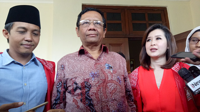 PSI Silaturahmi dengan Mahfud MD (Foto:  Nabilla Fatiara/kumparan)