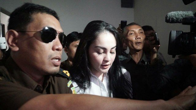 Jennifer Dunn di PN Jaksel. (Foto: Garin Gustavian Irawan/kumparan)