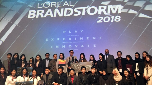 Kontestan L’Oreal Brandstorm 2018. (Foto: Ratmia Dewi/kumparan)