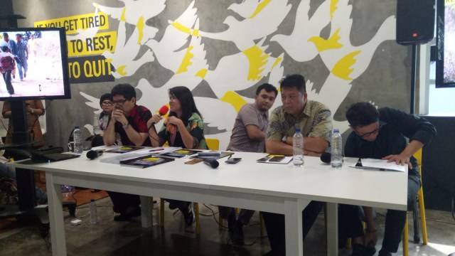 Fifi Lety di Acara Amnesty International Indonesia (Foto: Nabilla Fatiara/kumparan)
