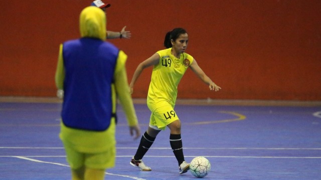 Pemain Timnas Futsal Putri, Maulina Novryliani. (Foto: Alan Kusuma/kumparan)