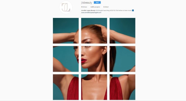 Jennifer Lopez x Inglot (Foto: @jlobeauty - Instagram)