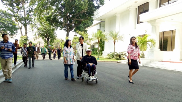 Budayawan di Istana bertemu Joko Widodo. (Foto: Jihad Akbar/kumparan)