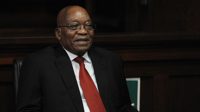 Eks Presiden Afrika Selatan Jacob Zuma diadili (Foto: AFP/Felix Dlangmandala)