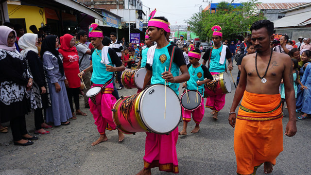 Ritual keagamaan umat Hindu di Aceh. (Foto: Zuhri Noviandi/kumparan)