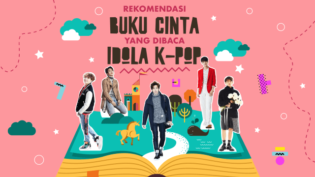 Rekomendasi buku cinta dari idola K-pop. (Foto:  Lidwina Win Hadi/kumparan)