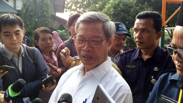 Irjen Kemendikbud pantau UNBK di SMAN 45 Jakarta. (Foto: Fachrul Irwinsyah/kumparan)