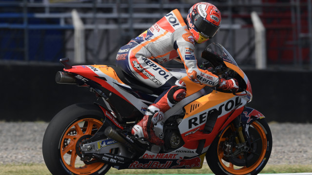 Marc Marquez di MotoGP Argentina. (Foto: Juan MABROMATA / AFP)