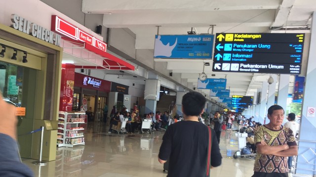 Bandara Halim Perdana Kusuma usai HUT TNI AU Foto: Andreas Ricky Febrian/kumparan