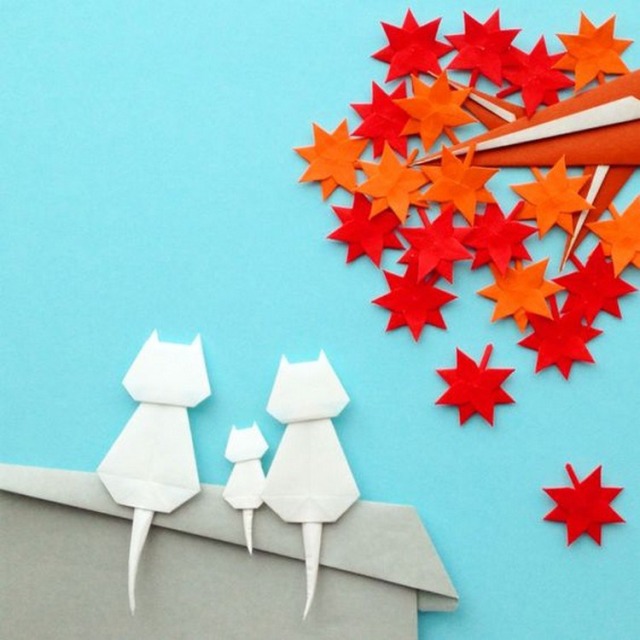 Murah Meriah, Ini 7 Ide Membuat Hiasan Dinding Kamar Dari Origami! (4)