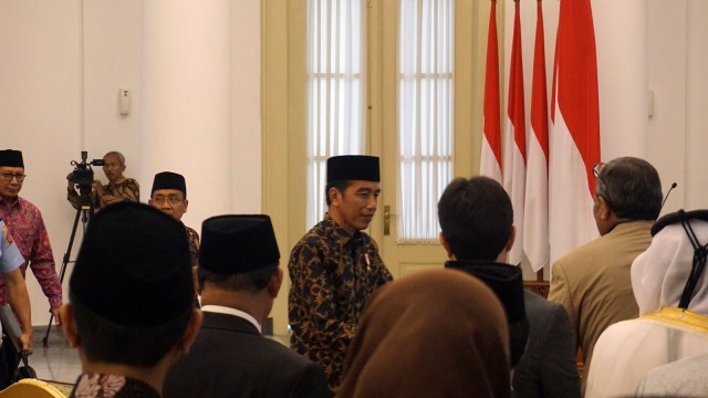 Peringatan Isra Miraj di Istana Bogor. (Foto: Yudhistira Amran Saleh/kumparan)