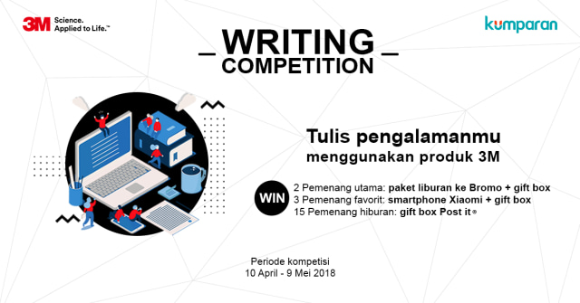 com-Poster 3M Writing Competition (Foto: kumparan)