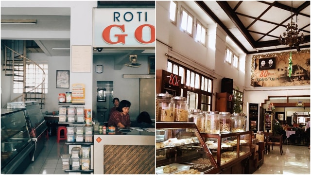 Toko Roti tertua di Indonesia (Foto: Instagram @totallyluckymac & @retno.sophie)