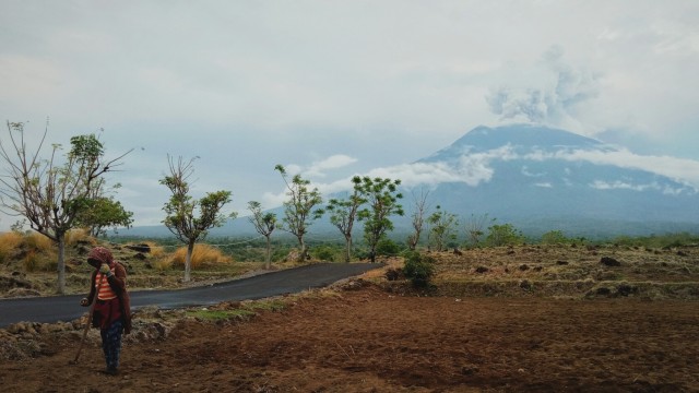 Erupsi Gunung Agung 2017 (Foto:  Cisilia Agustina Siahaan/kumparan)