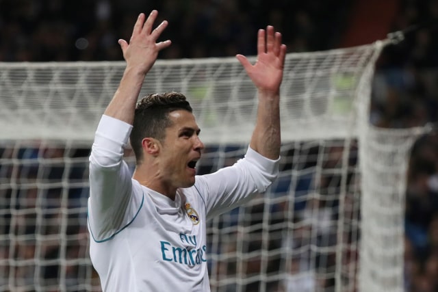 Ekspresi Ronaldo ketika gagal mencetak gol. (Foto: Susana Vera/Reuters)