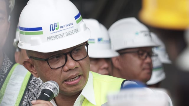 Direktur Utama PT MRT Jakarta, William Sabandar. (Foto: Fitra Andrianto/kumparan)