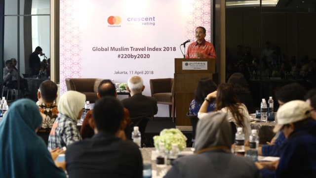 Launching Global Travel Index 2018. (Foto: Dok. Biro Komunikasi Kemenpar)
