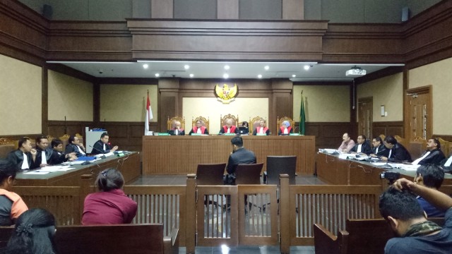 Sidang lanjutan Fredrich Yunadi. (Foto: Adhim Mugni/kumparan)