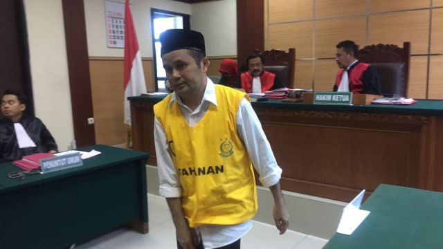 Ketua RW, pelaku persekusi di Cikupa di PN Jaksel (Foto: Raga Imam/kumparan)