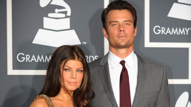 Fergie dan Josh Duhamel. (Foto: AFP/Gabriel Bouys)