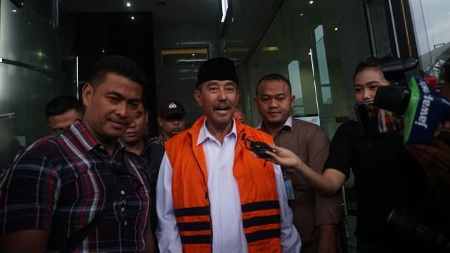 Bupati Bandung Barat, Abubakar ditahan KPK (Foto: Irfan Adi Saputra/kumparan)