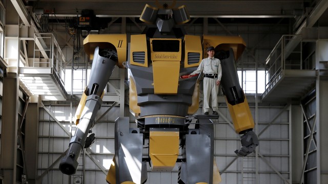 Robot LW-Mononofu. (Foto: REUTERS / Kim Kyung-Hoon)