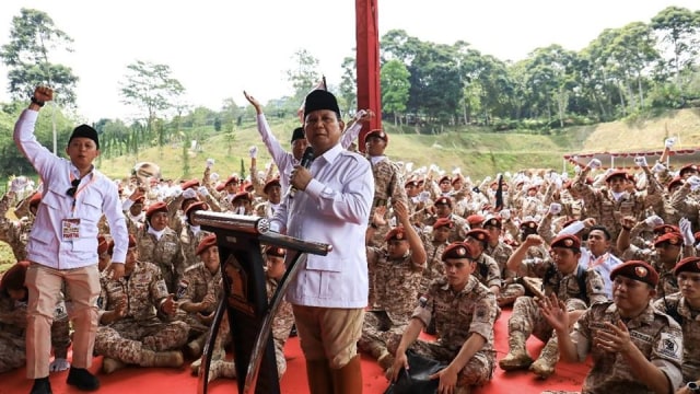 Prabowo Subianto di Rakornas Gerindra (Foto: Dok. Gerindra)