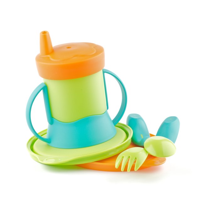 Peralatan makan bayi. (Foto: Thinkstock)