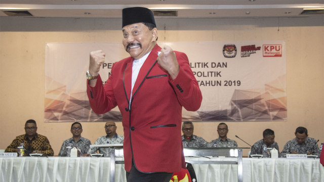 Ketum PKPI, Jenderal TNI (purn) AM Hendropriyono. Foto: ANTARA FOTO/Aprillio Akbar