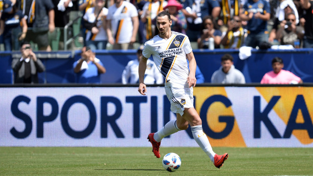 Debut Zlatan di MLS. (Foto:  REUTERS/Gary A. Vasquez-USA TODAY Sports)