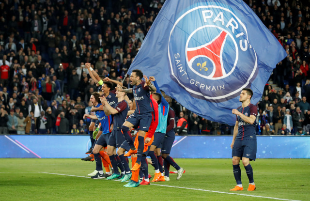 PSG Juara Ligue 1. (Foto: REUTERS/Charles Platiau)