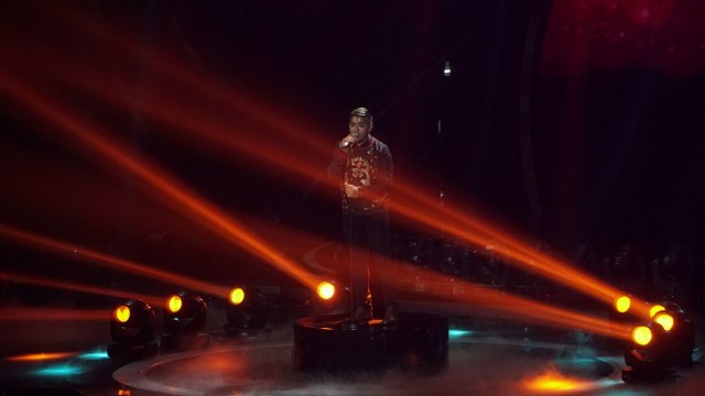 Abdul kontestan pembuka Indonesian Idol. (Foto: Garin Gustavian Irawan/kumparan)
