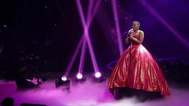 Maria kontestan kedua di Indonesian Idol. (Foto: Garin Gustavian Irawan/kumparan)