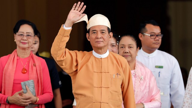 Presiden Myanmar, Win Myint (Foto: Reuters)