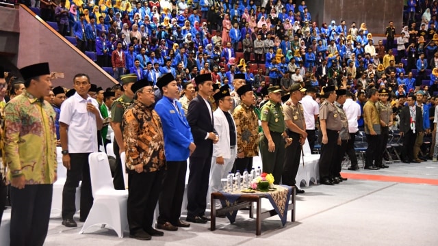 Jokowi hadiri Harlah ke-58 PMII di Bandung (Foto: Dok. Biro Setpres)