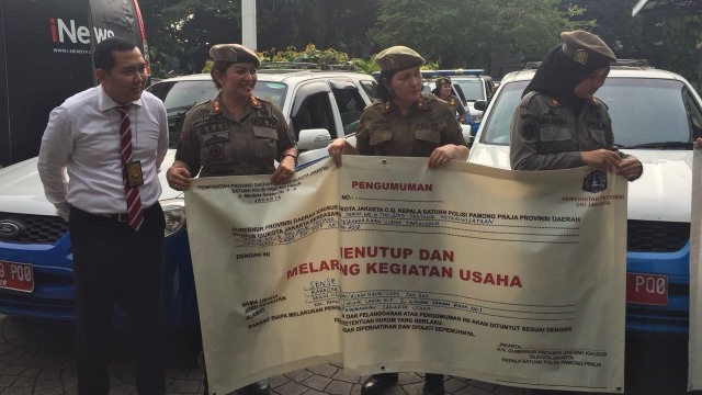 Sandi lepas 60 satpol pp wanita