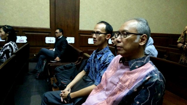 Bimanesh Sutarjo di Pengadioan Tipikor Jakarta. (Foto: Aprilandika Pratama/kumparan)
