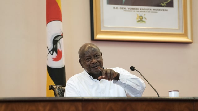 Presiden Uganda Yoweri Museveni (Foto: AFP/Michele Sibiloni)