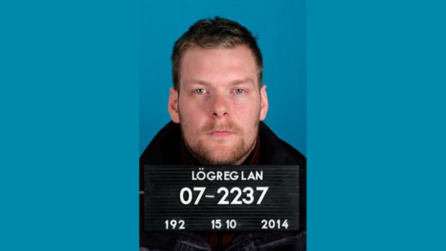 Sindri Thor Stefansson, pencuri bitcoin. (Foto: Kepolisian Reykjavik/Associated Press)