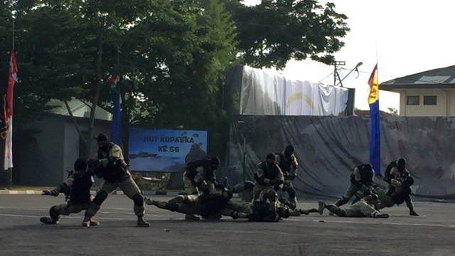 Peresmian lapangan tembak Susilo Dwi Hedhianto. (Foto: Fachrul Irwinsyah/kumparan)