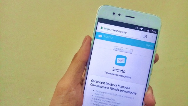 Situs Secreto yang mirip ASKfm. (Foto: Jofie Yordan/kumparan)