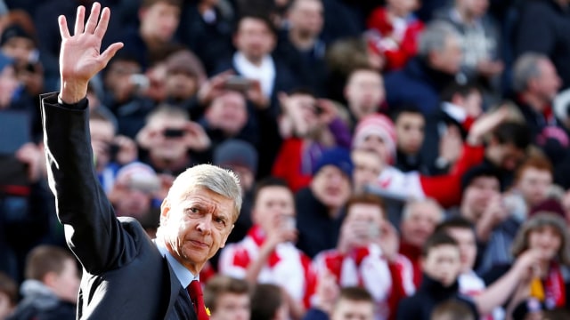 Arsene Wenger mengucap selamat tinggal. (Foto: Reuters/Darren Staples)
