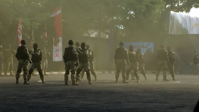 HUT Ke-56 Komando Pasukan Katak (Kopaska). (Foto: Fachrul Irwinsyah/kumparan)