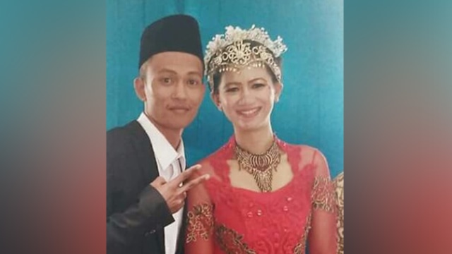 Fredi Yana dan Delima, orang tua bayi Xiaomi. (Foto: Fredi Yana)